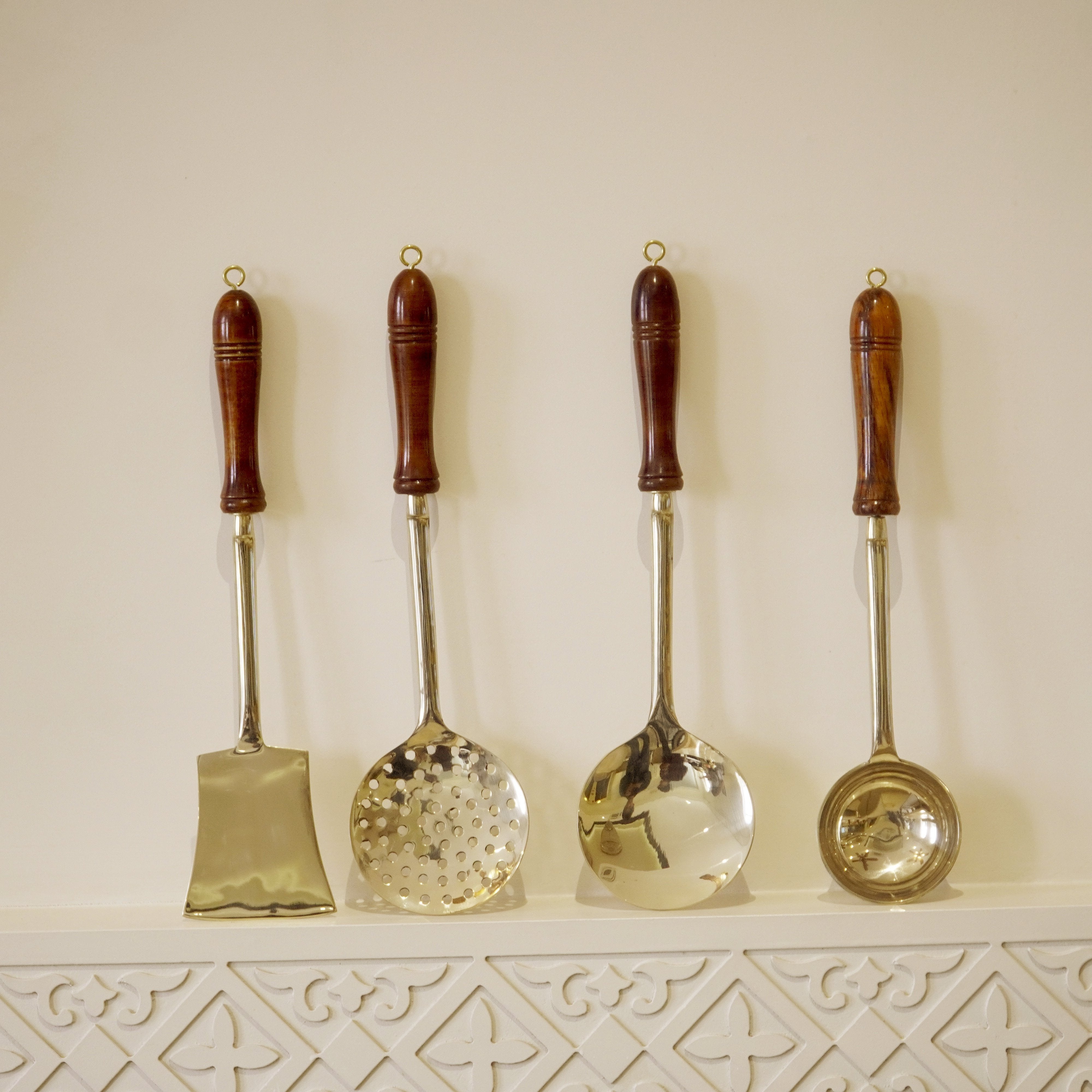 Brass Cooking Cutlery Set