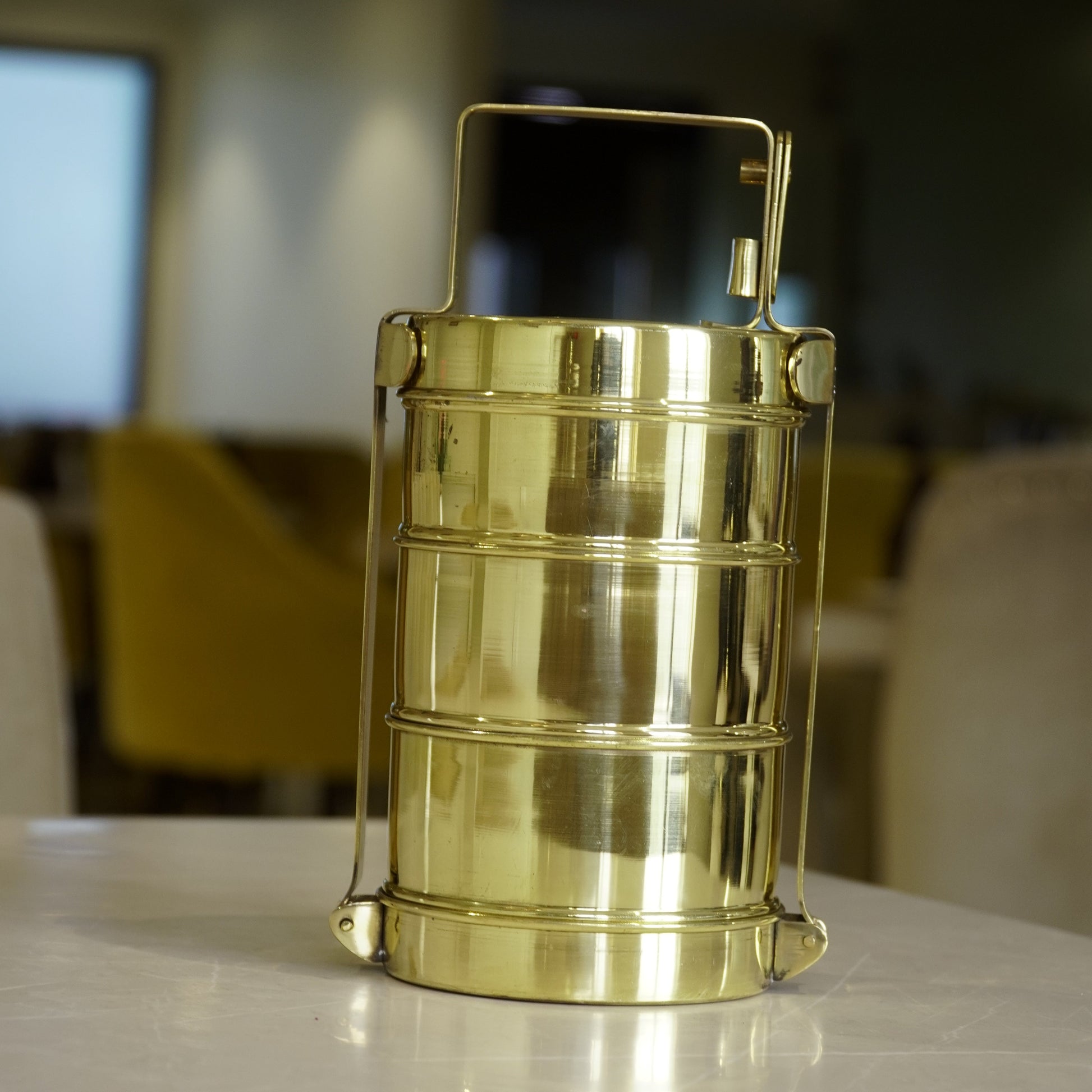 Brass Tiffin Box / Lunch Box