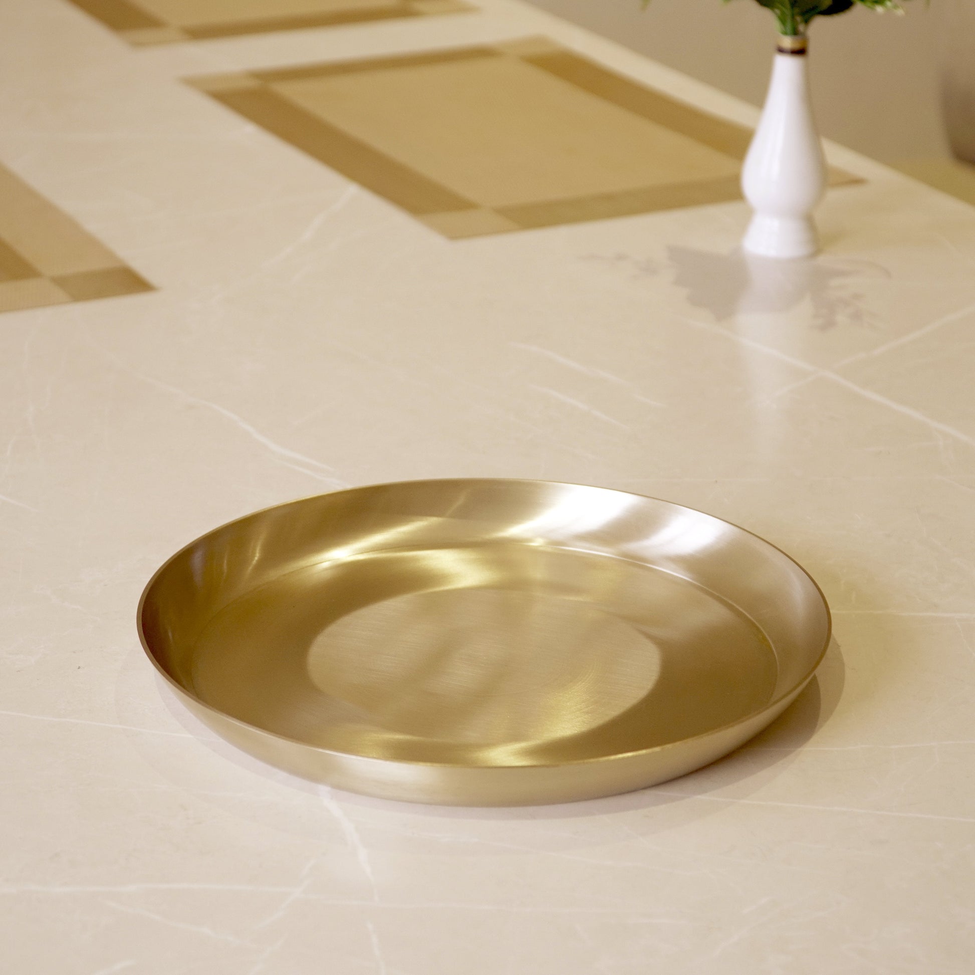 Bronze / kansa quarter plate