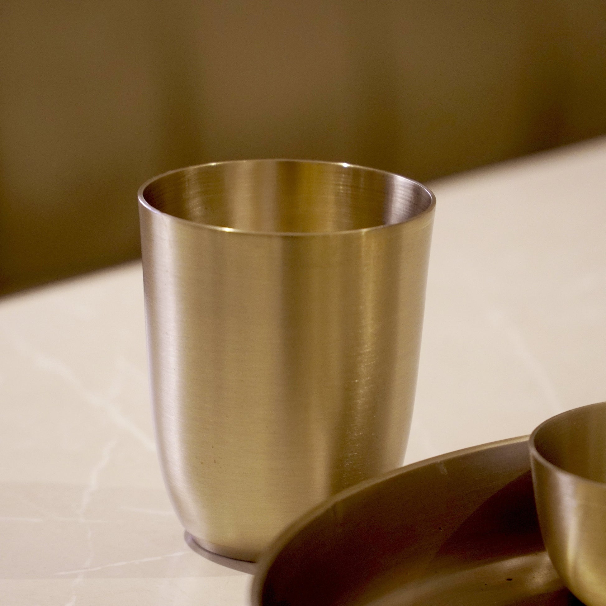 Bronze / Kansa Thali Set Glossy Finish