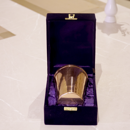 Copper Water Glass With Velvet Box