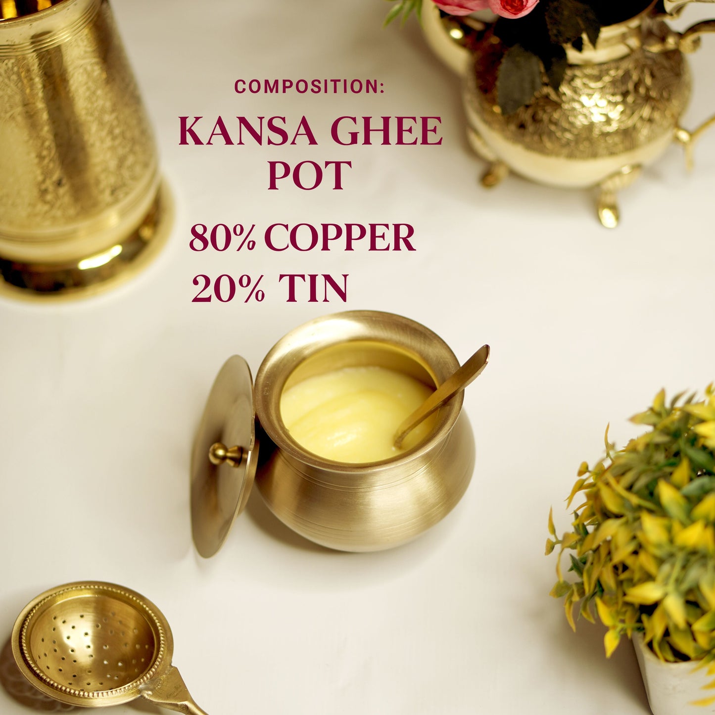 Kansa Ghee Pot