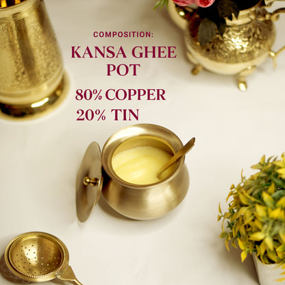 Kansa Ghee Pot