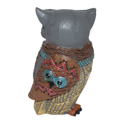 Polyresin Owl Home Decor Gift Set