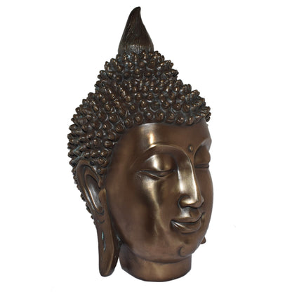 Buddha Polyresin Head Statue (10.5 Inch)