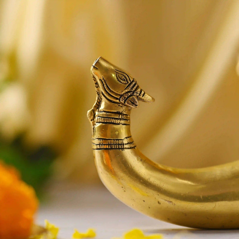 Brass Nandi Gangajali (8 Inch)