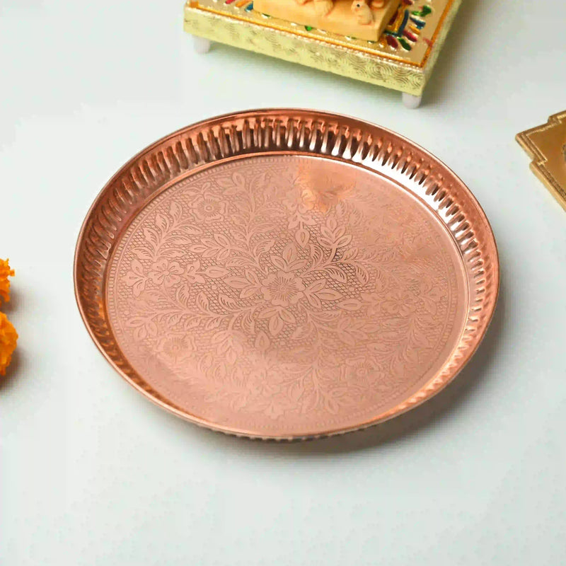 Elegance Handcrafted Pooja Thali