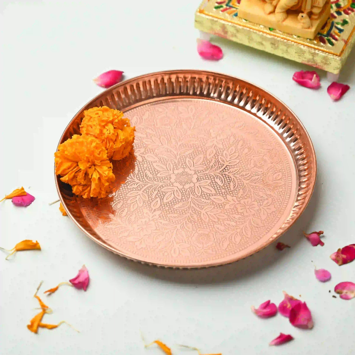 Elegance Handcrafted Pooja Thali