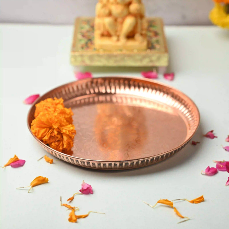 Elegance Handcrafted Pooja Thali