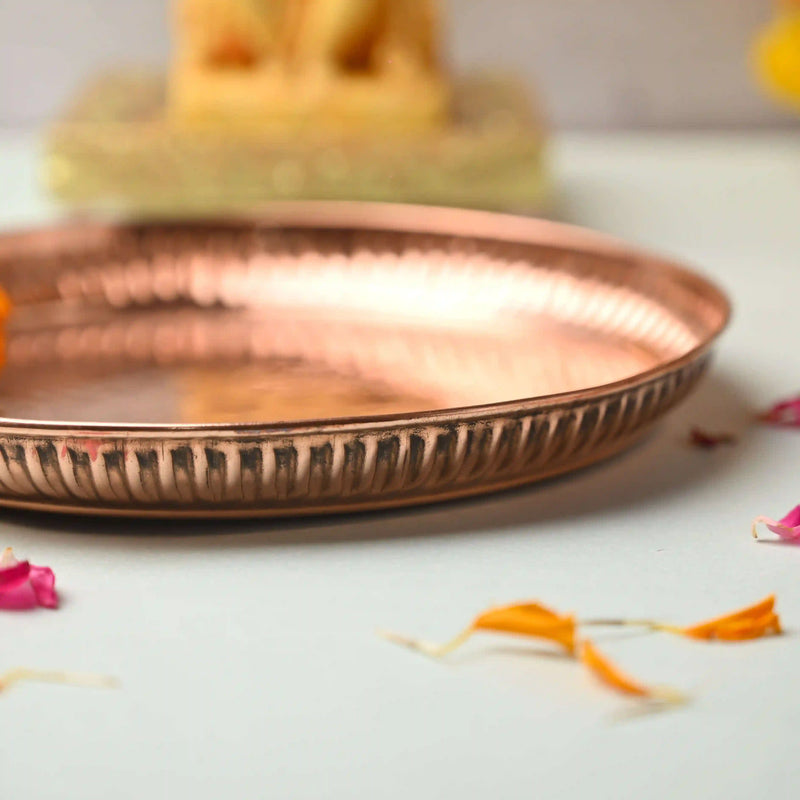 Elegance Handcrafted Pooja Thali