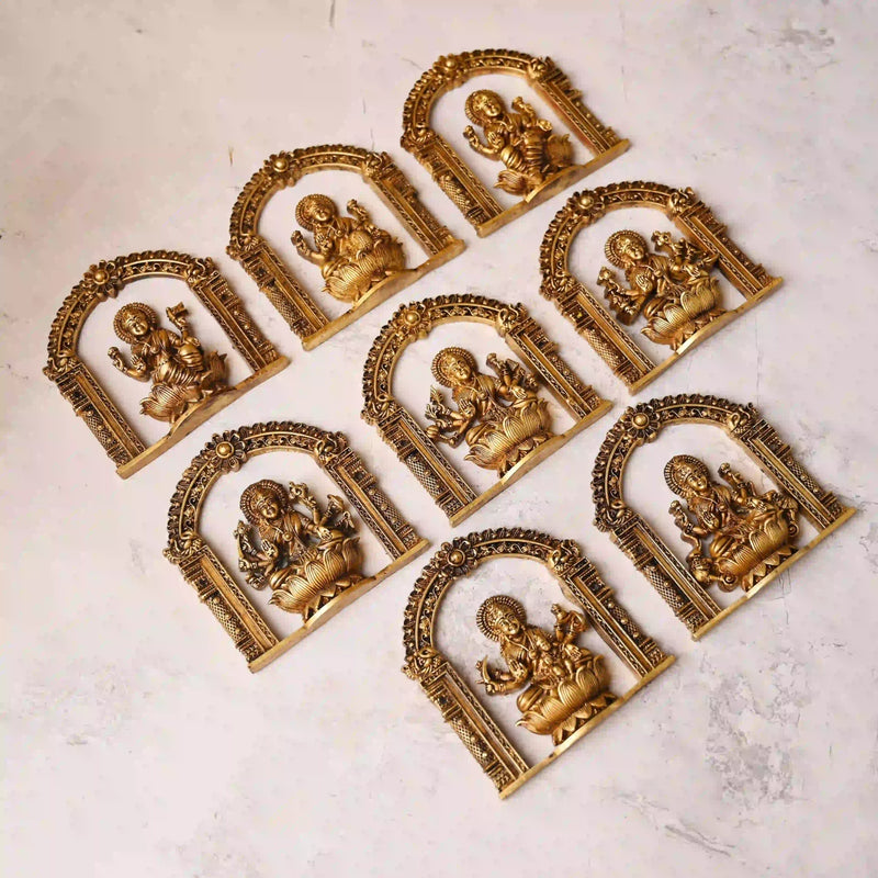 Brass Ashtalakshmi Wall Hanging Set