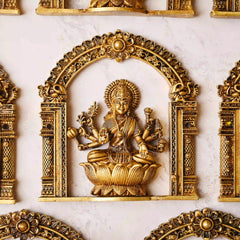 Brass Ashtalakshmi Wall Hanging Set