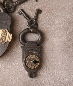 Iron Door Lock With Two Keys
