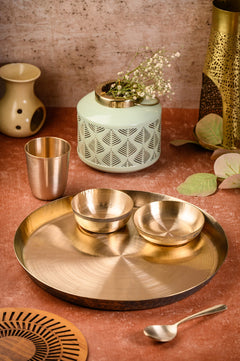 Kansa Dinner Set (Dish Set) 5 Pcs