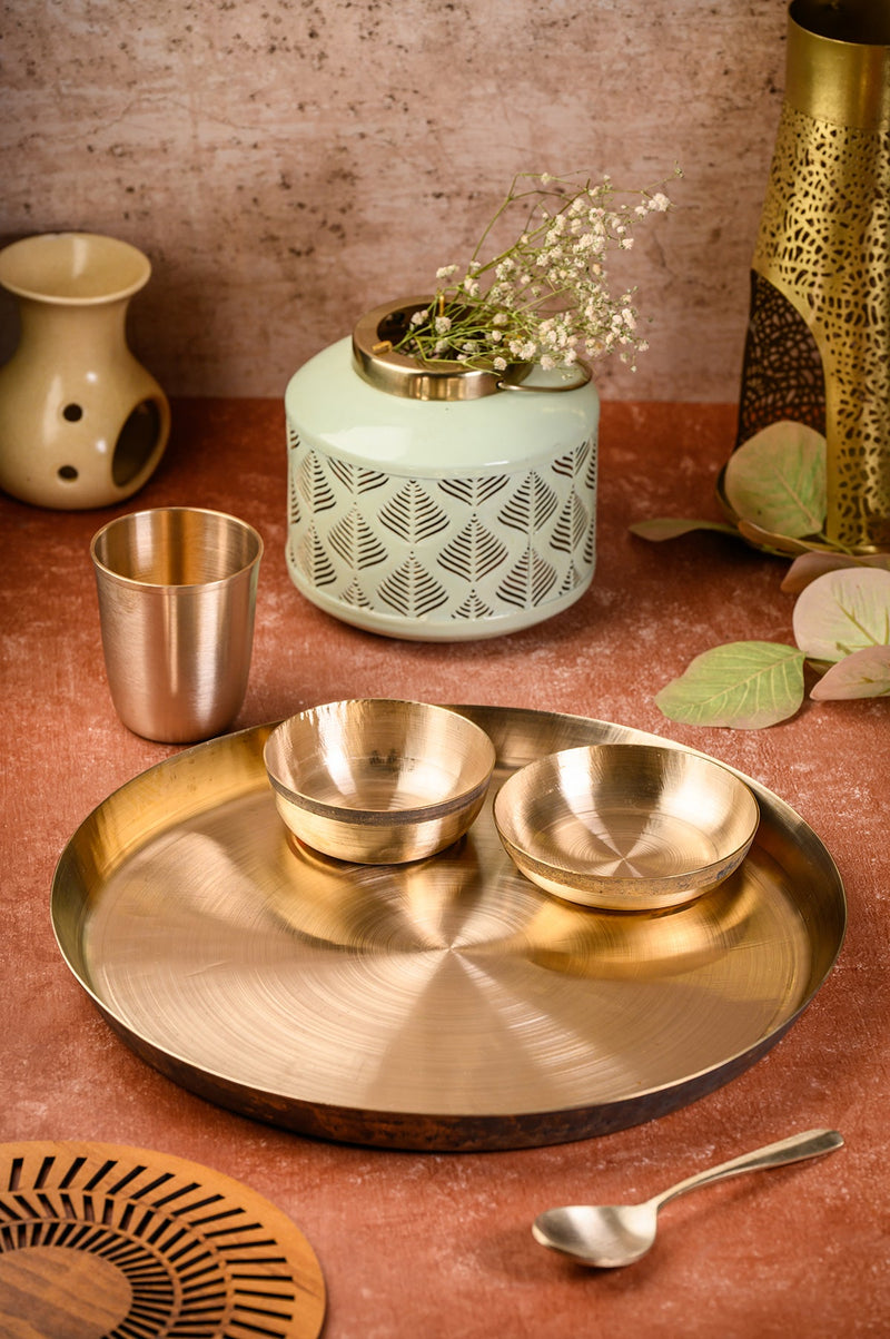 Kansa Dinner Set (Dish Set) 5 Pcs
