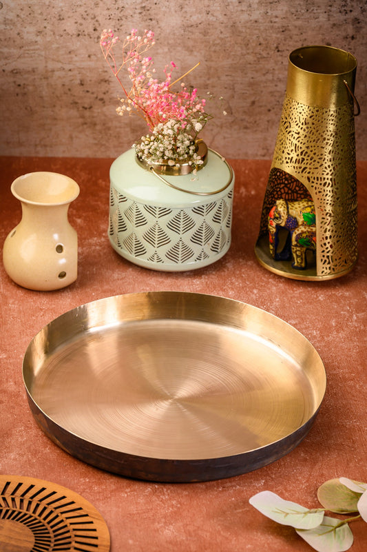 Kansa Thali Plate (Bhojan Thali)