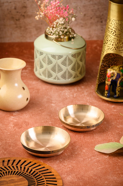 Kansa Dessert Plate / Sweet Dish (SET OF 2)