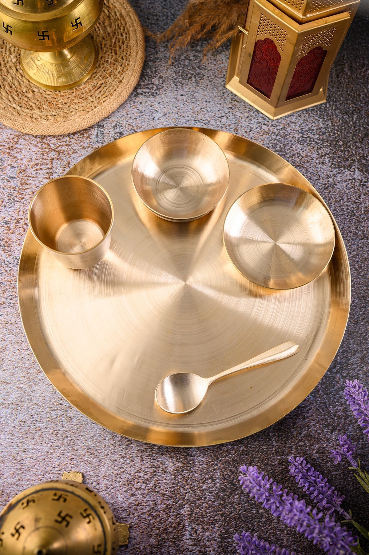 Kansa Dinner Set (Dish Set) 5 Pcs