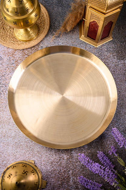 Kansa Dinner Plate - Elevate Your Healthy Dining Experience with Velanstore