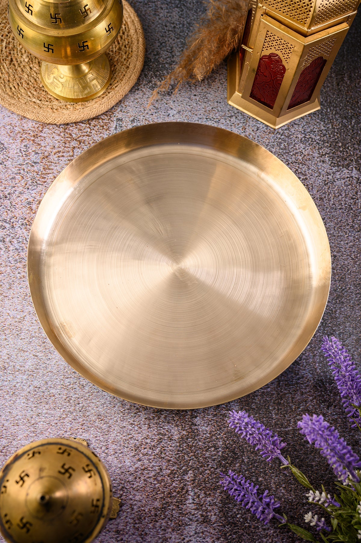 Kansa Thali Plate (Bhojan Thali)