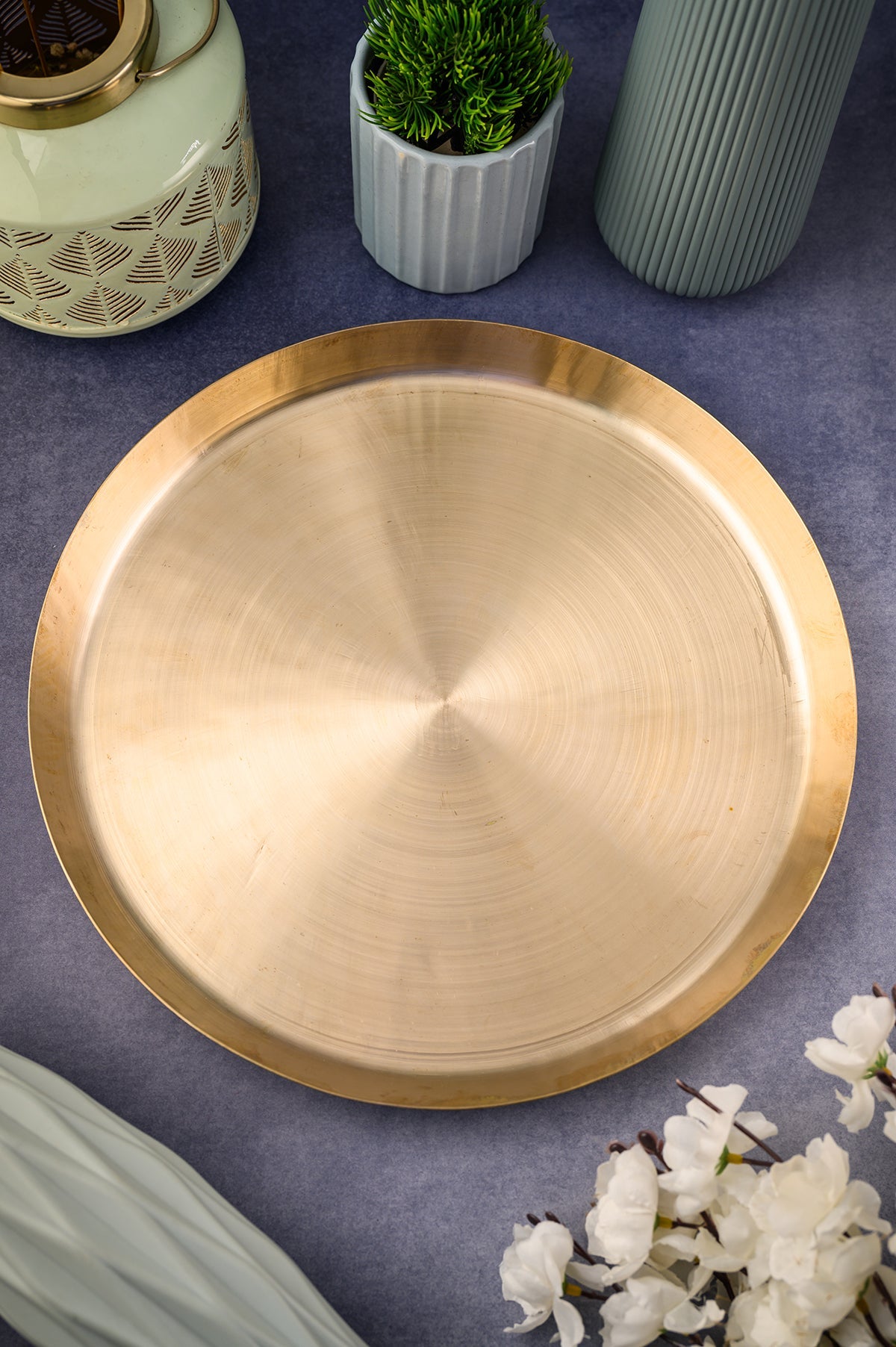 Kansa Dinner Plate - Elevate Your Healthy Dining Experience with Velanstore