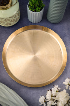 Kansa Dinner Plate - Elevate Your Healthy Dining Experience with Velanstore