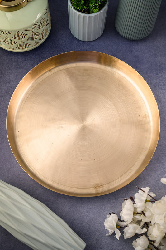 Kansa Thali Plate (Bhojan Thali)
