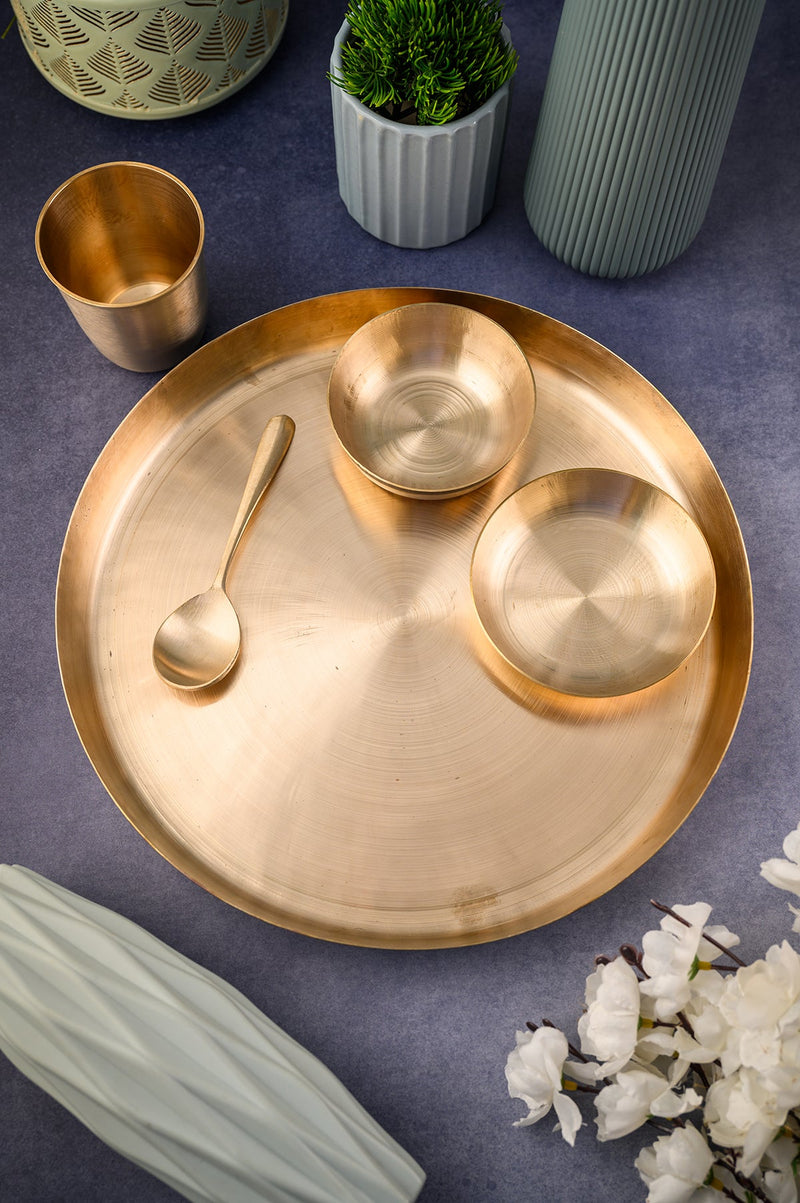 Kansa Dinner Set (Dish Set) 5 Pcs