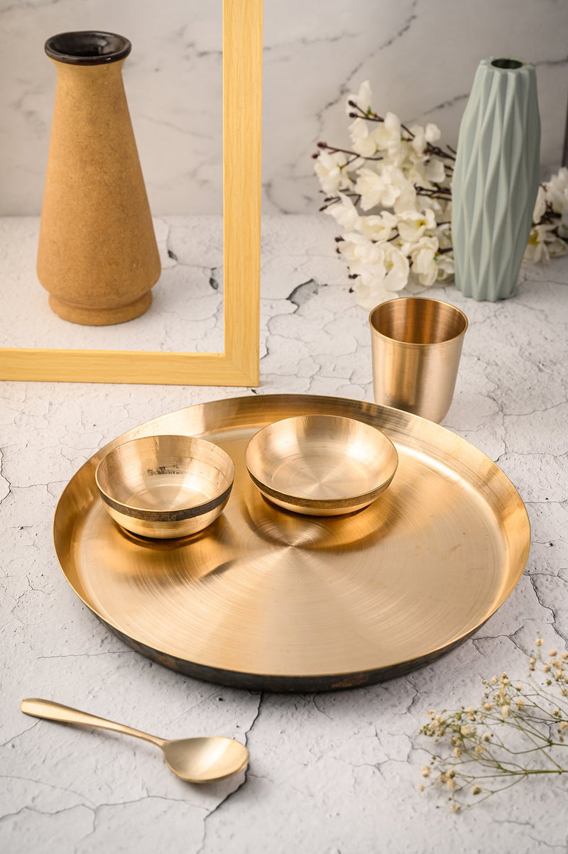 Kansa Dinner Set (Dish Set) 5 Pcs