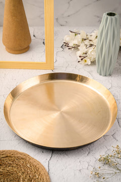 Kansa Dinner Plate - Elevate Your Healthy Dining Experience with Velanstore