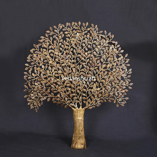 Brass Kalpvriksha Wall Hanging (41 Inch)