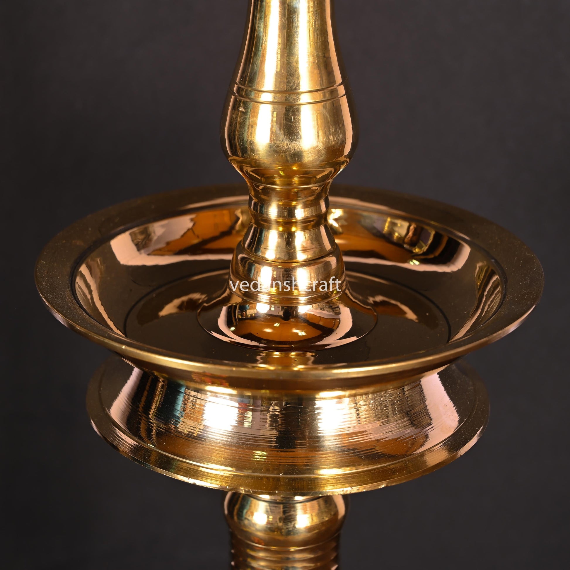 Brass Traditional Samai/Diya (17.5 Inch)
