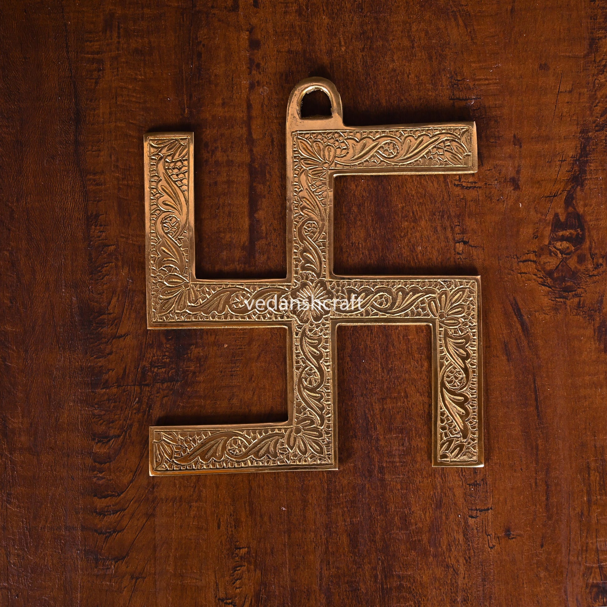 Brass Swastik Wall Hanging