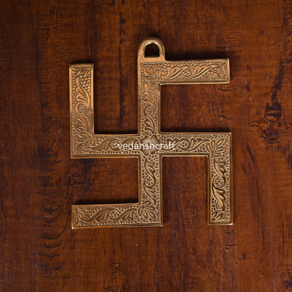 Brass Swastik Wall Hanging