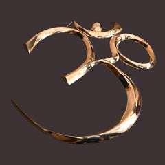 Brass Divine Om Wall Hanging