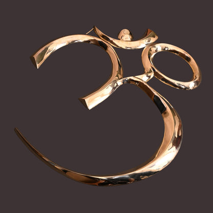 Brass Divine Om Wall Hanging