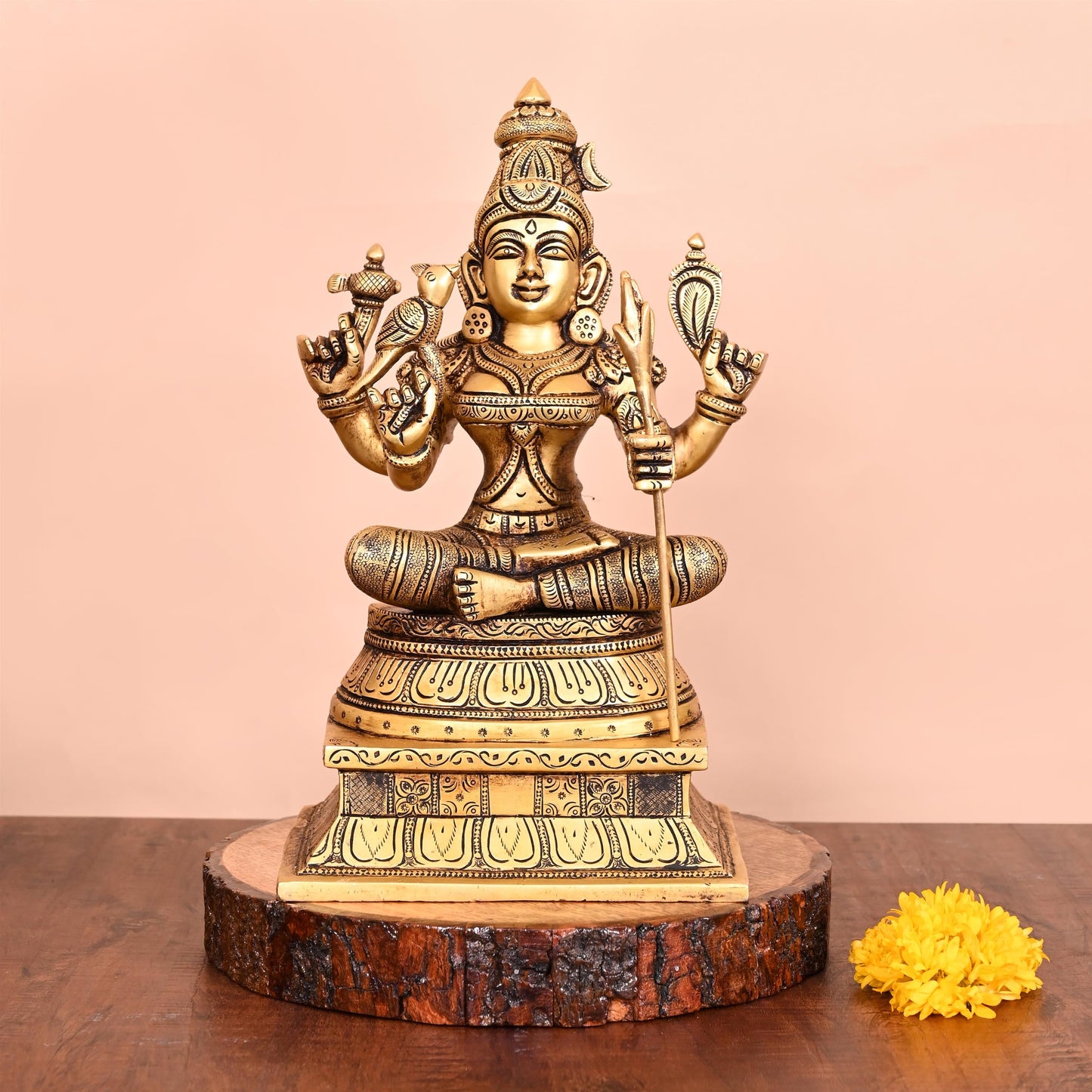 Brass Rajarajeshwari Devi Idol (12 Inch)