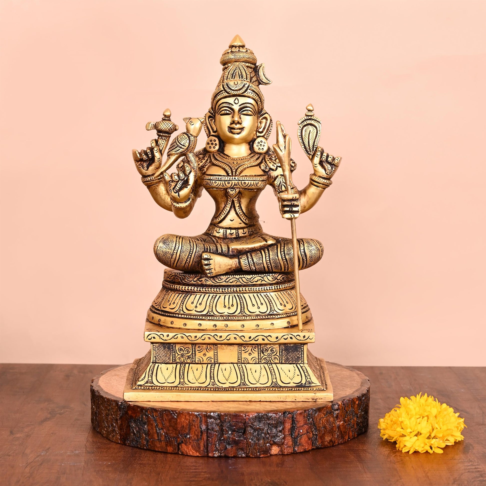 Brass Rajarajeshwari Devi Idol (12 Inch)