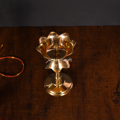 Brass Decorative Lotus Diya