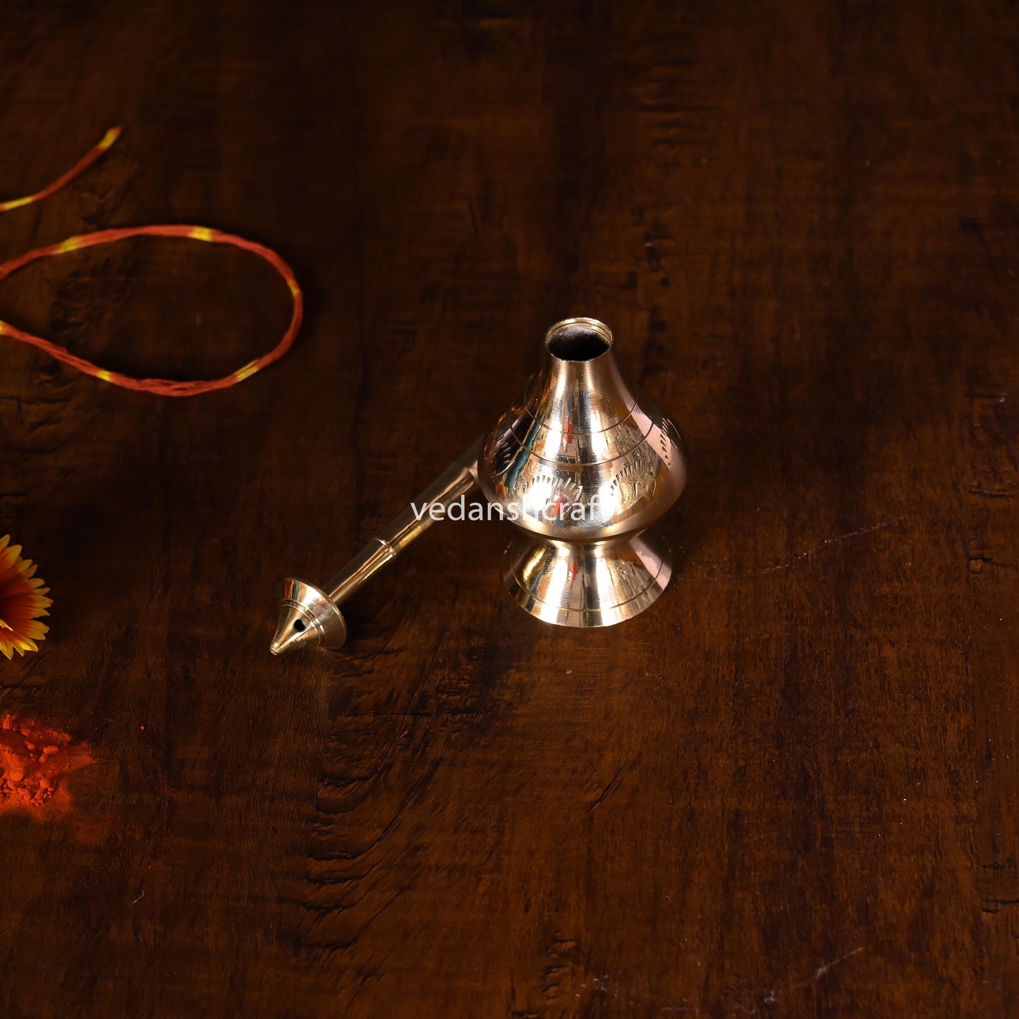 Brass Rose Water Sprinkler (9.5 Inch)