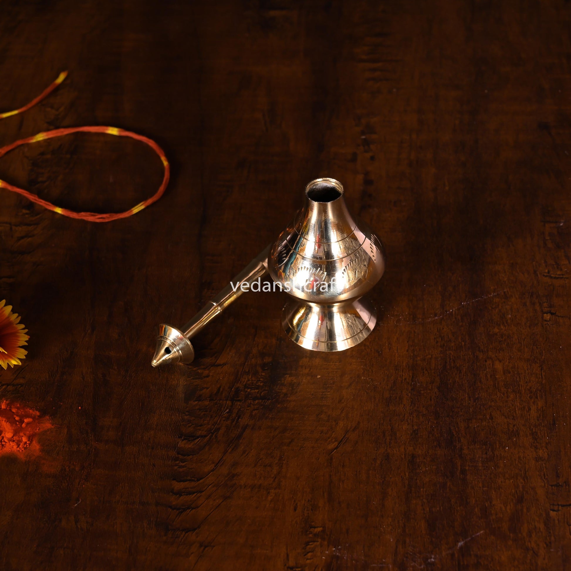 Brass Rose Water Sprinkler (9.5 Inch)