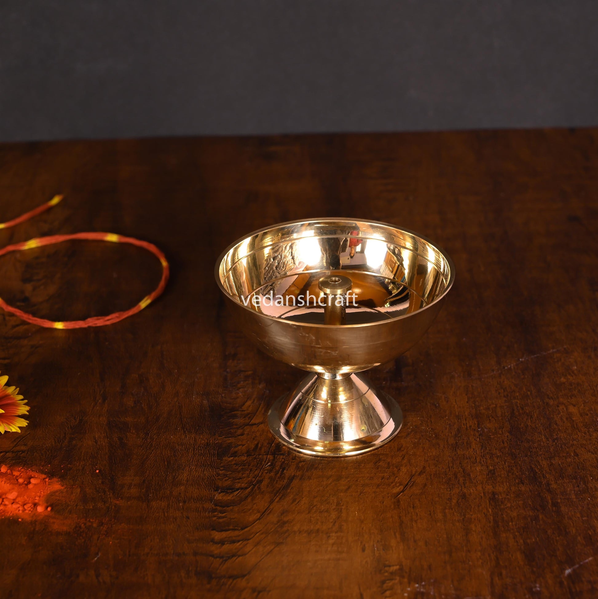 Brass Akhand Diya (2 Inch)