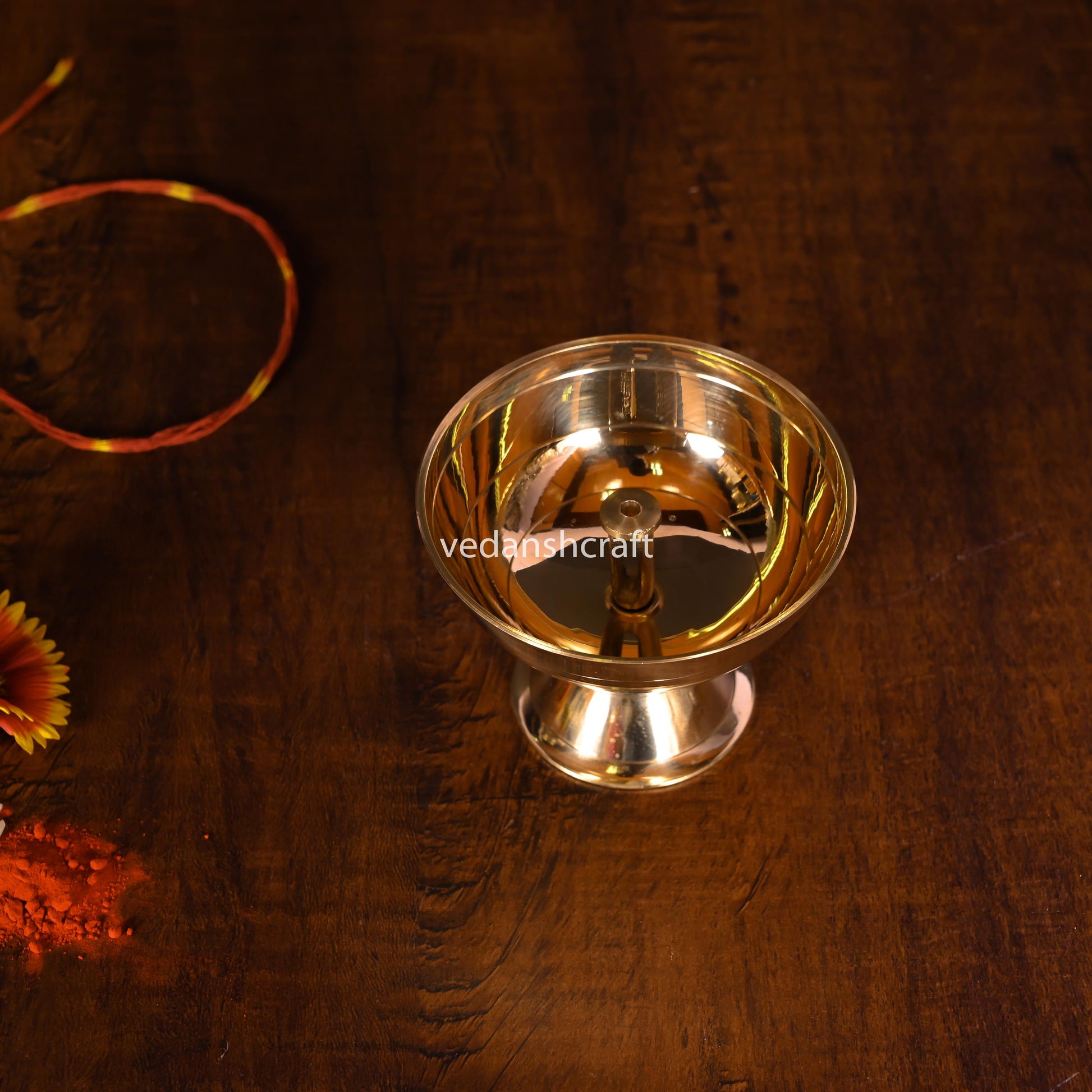 Brass Akhand Diya (2 Inch)