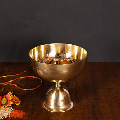 Brass Divine Akhand Jyoti Diya (3.5 Inch)
