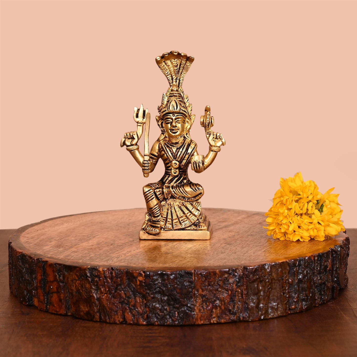Brass Karumari Amman Idol (5.5 Inch)