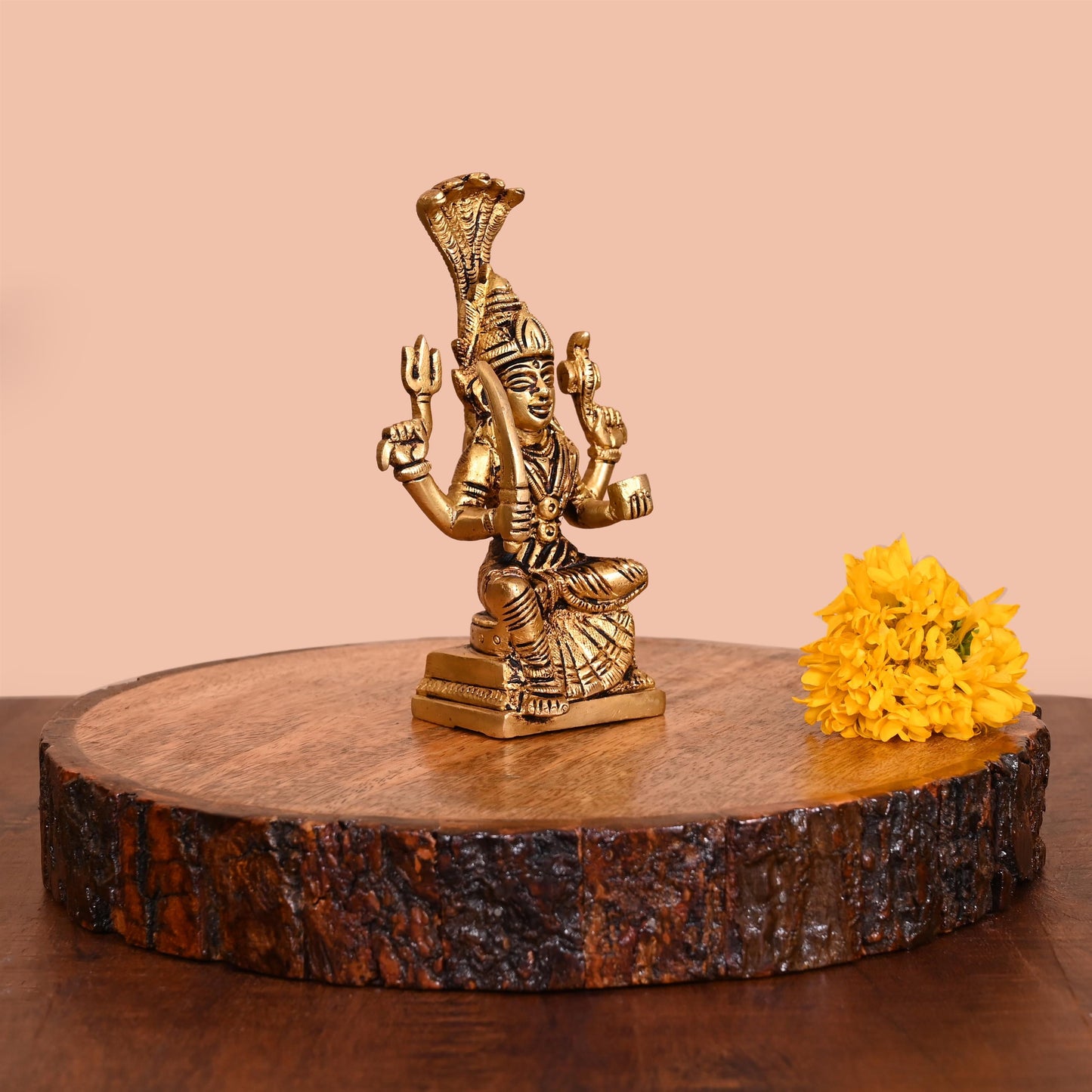 Brass Karumari Amman Idol (5.5 Inch)