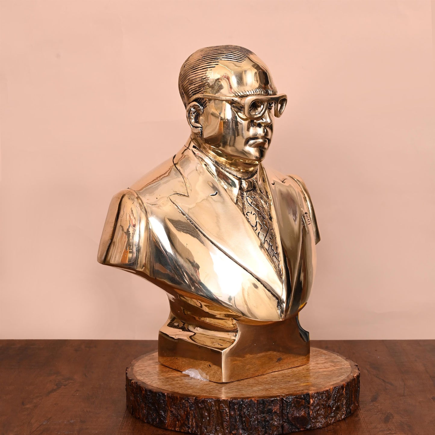 Brass Bhimrao Ambedkar Bust Statue (14 Inch)