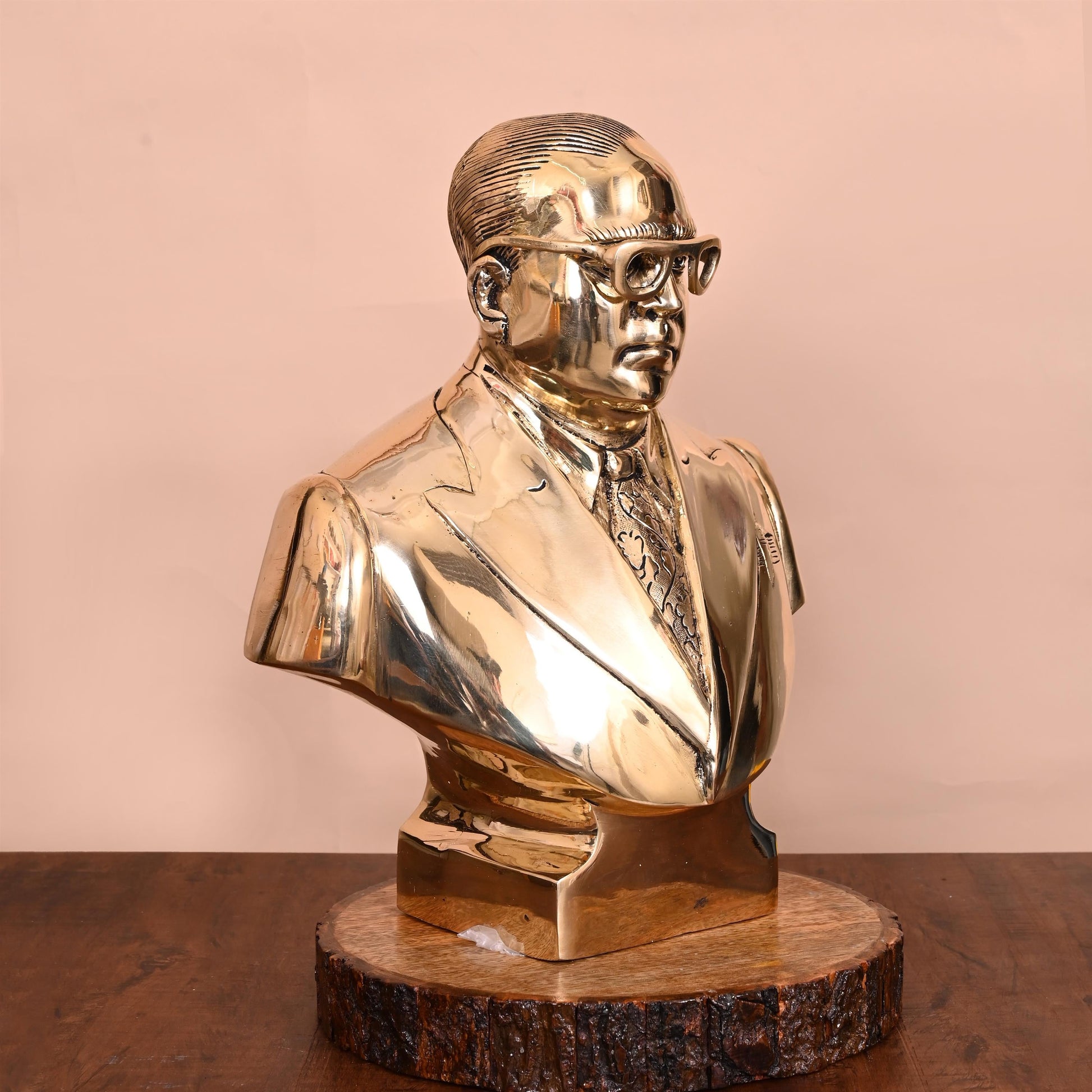 Brass Bhimrao Ambedkar Bust Statue (14 Inch)