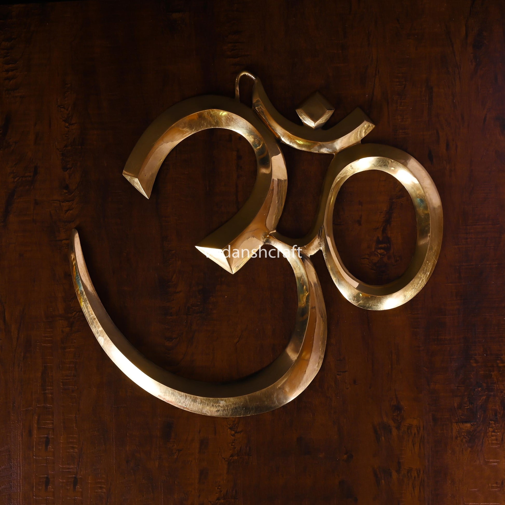 Brass Divine Om Wall Hanging