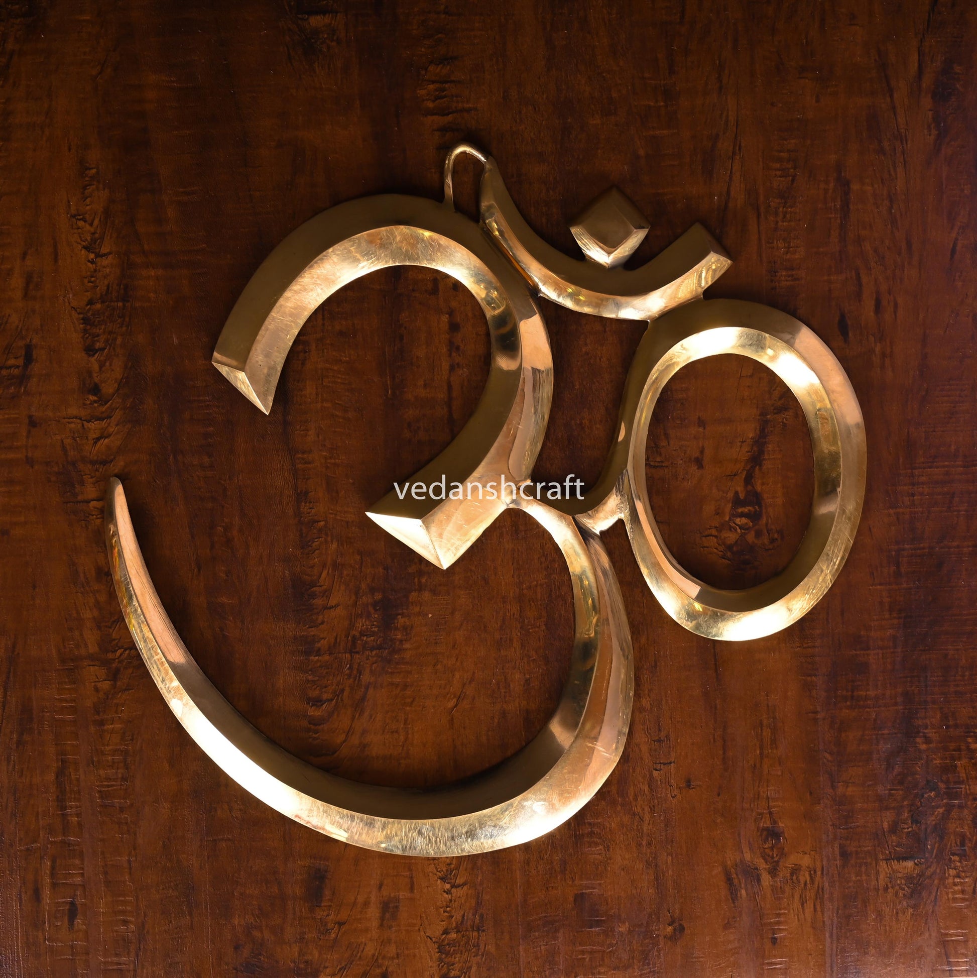 Brass Divine Om Wall Hanging